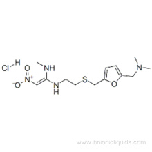 1,1-Ethenediamine,N'-[2-[[[5-[(dimethylamino)methyl]-2-furanyl]methyl]thio]ethyl]-N-methyl-2-nitro-,hydrochloride CAS 66357-59-3